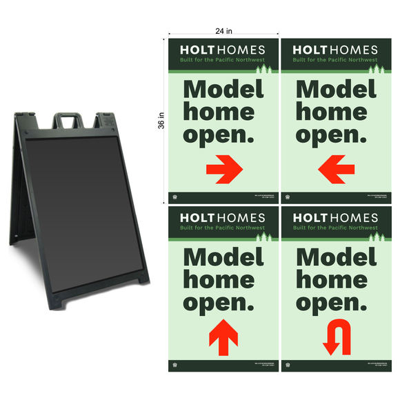 Holt Homes Model Home Sign Inserts (2-pieces)