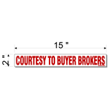 Real Estate Stickers RED (IN STOCK-TOP SELLER!)