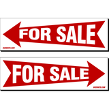 Real Estate Stickers RED (IN STOCK-TOP SELLER!)