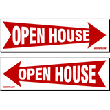 Real Estate Stickers RED (IN STOCK-TOP SELLER!)
