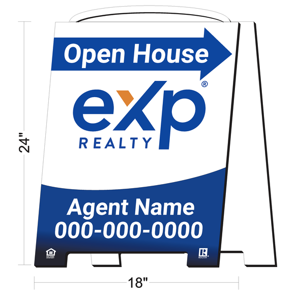 EXP Open House A-Frame Sign