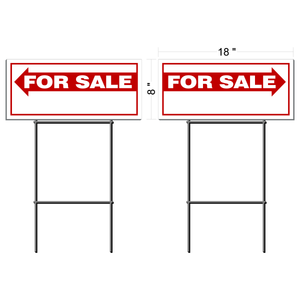 For Sale Directional Sign with Stake