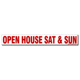 Real Estate Stickers RED (IN STOCK-TOP SELLER!)