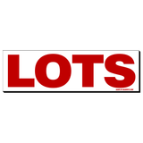 Real Estate Stickers RED (IN STOCK-TOP SELLER!)
