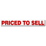 Real Estate Stickers RED (IN STOCK-TOP SELLER!)