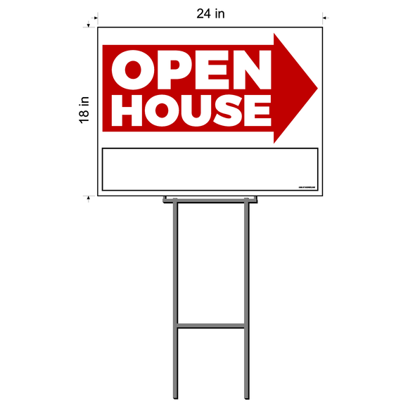 Open House Sign - Generic