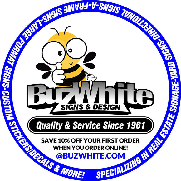 Buz White Sign & Design Gift Card