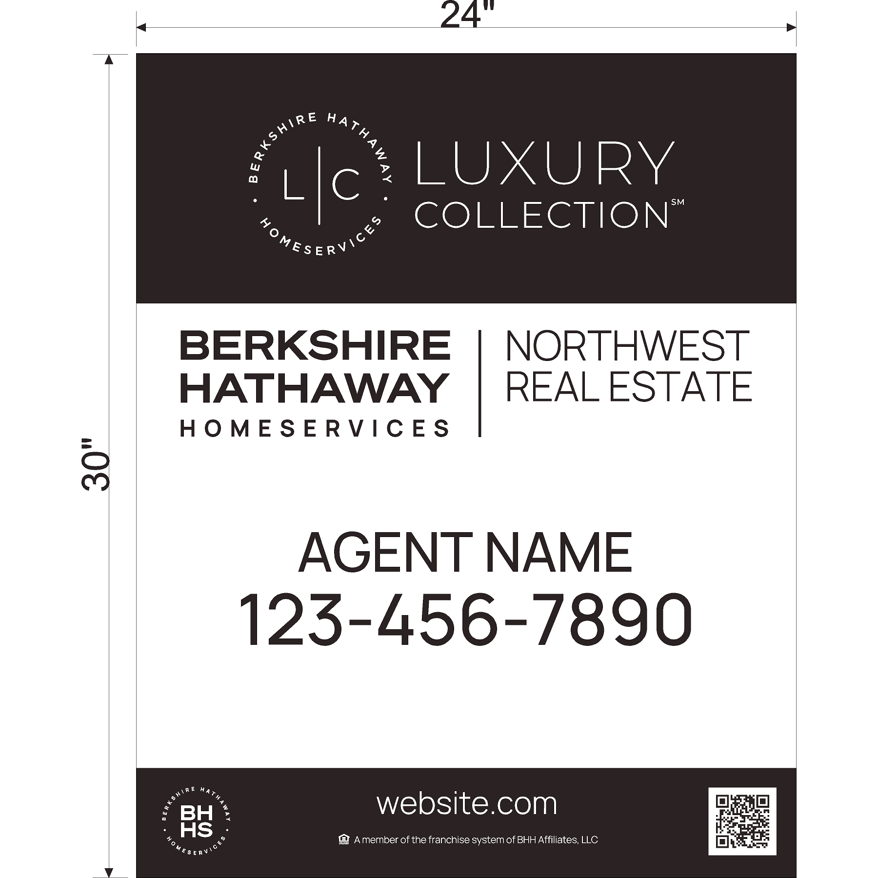 Berkshire Hathaway Luxury Collection Sign