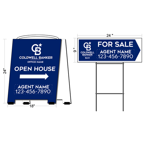 Coldwell Banker Agent Name Stickers