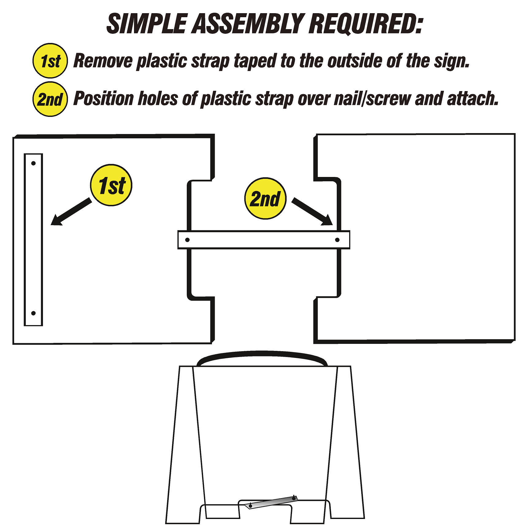 Custom A-Frame Signs [.pdf templates below]