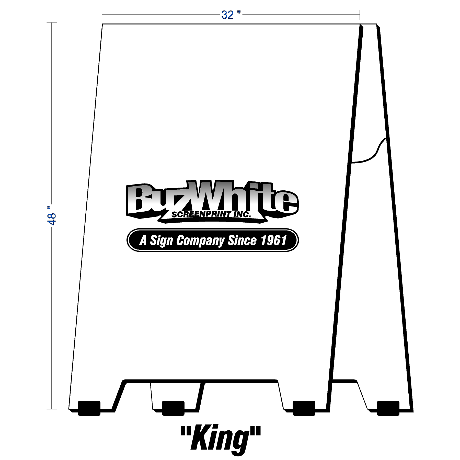 Custom A-Frame Signs [.pdf templates below]