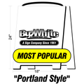 Custom A-Frame Signs [.pdf templates below]