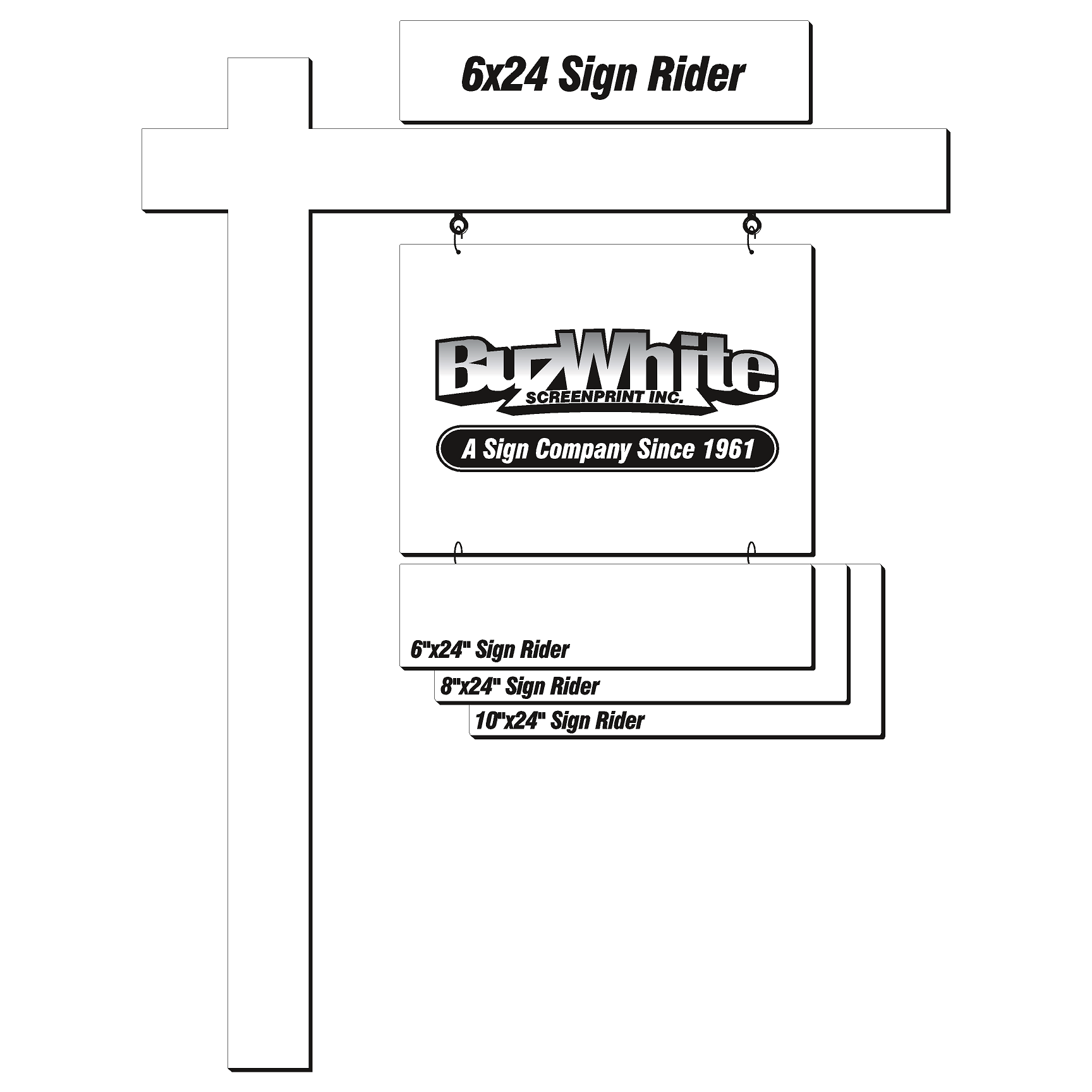 Custom Sign Riders