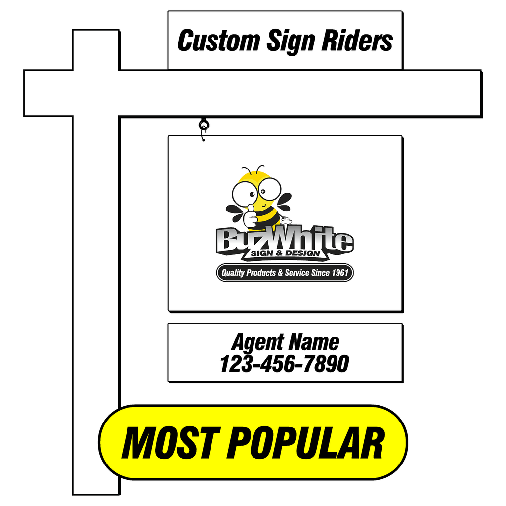 Custom Sign Riders