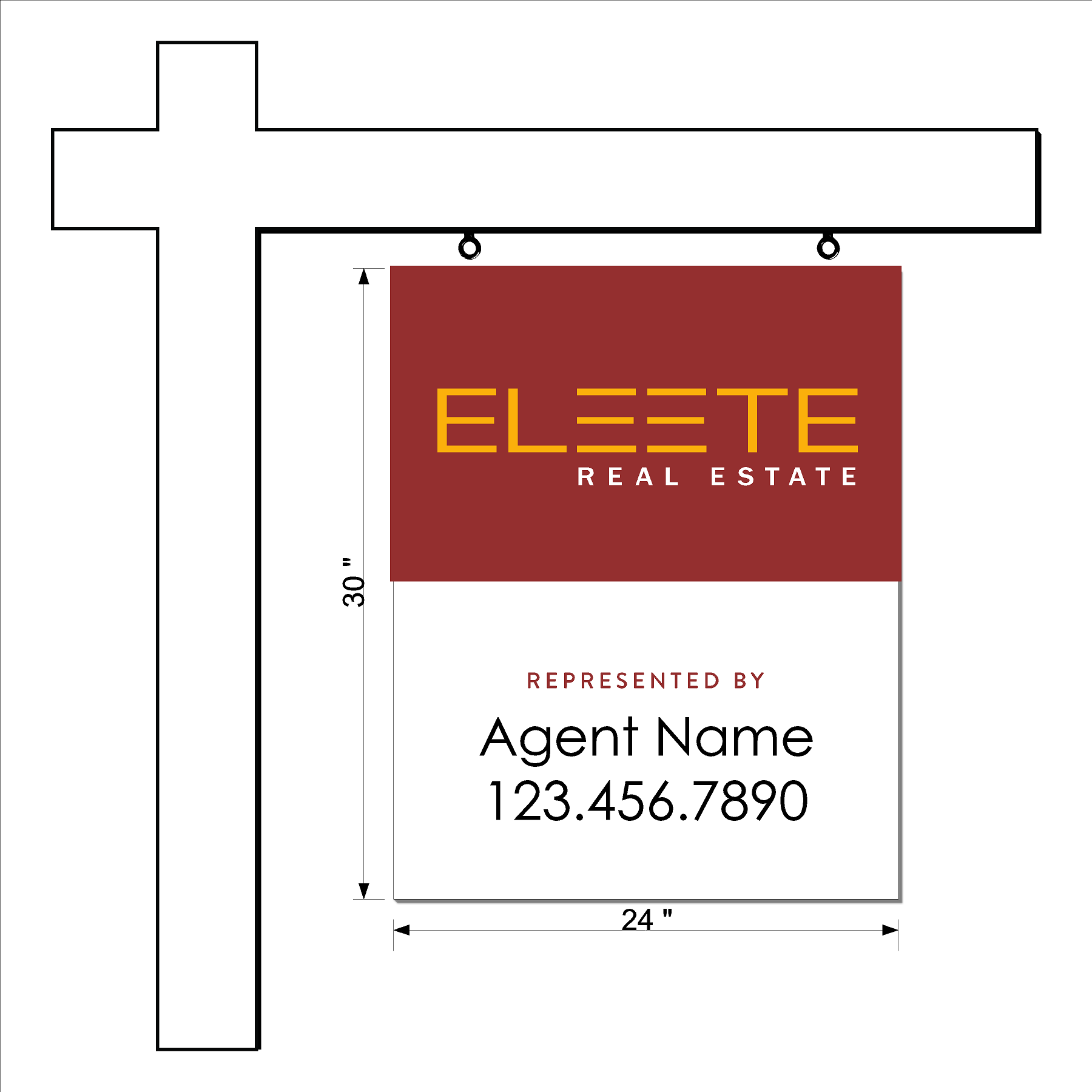 Eleete Listing Sign