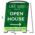 Like Kind Open House A-Frame Sign