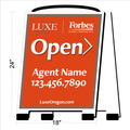 Luxe Forbes Open House A-Frame Sign