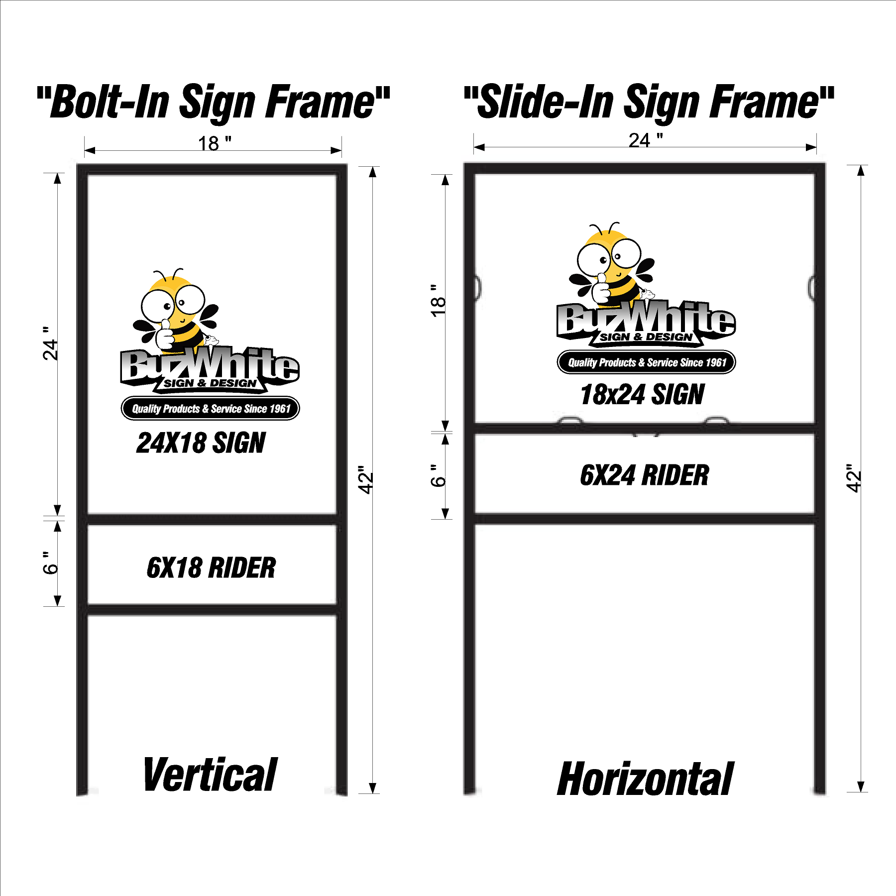 Metal Sign Frame For Instant Advertising!