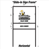 Metal Sign Frame For Instant Advertising!