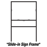 Slide-in Metal Sign Frame|Yard Signs|Real Estate Signs