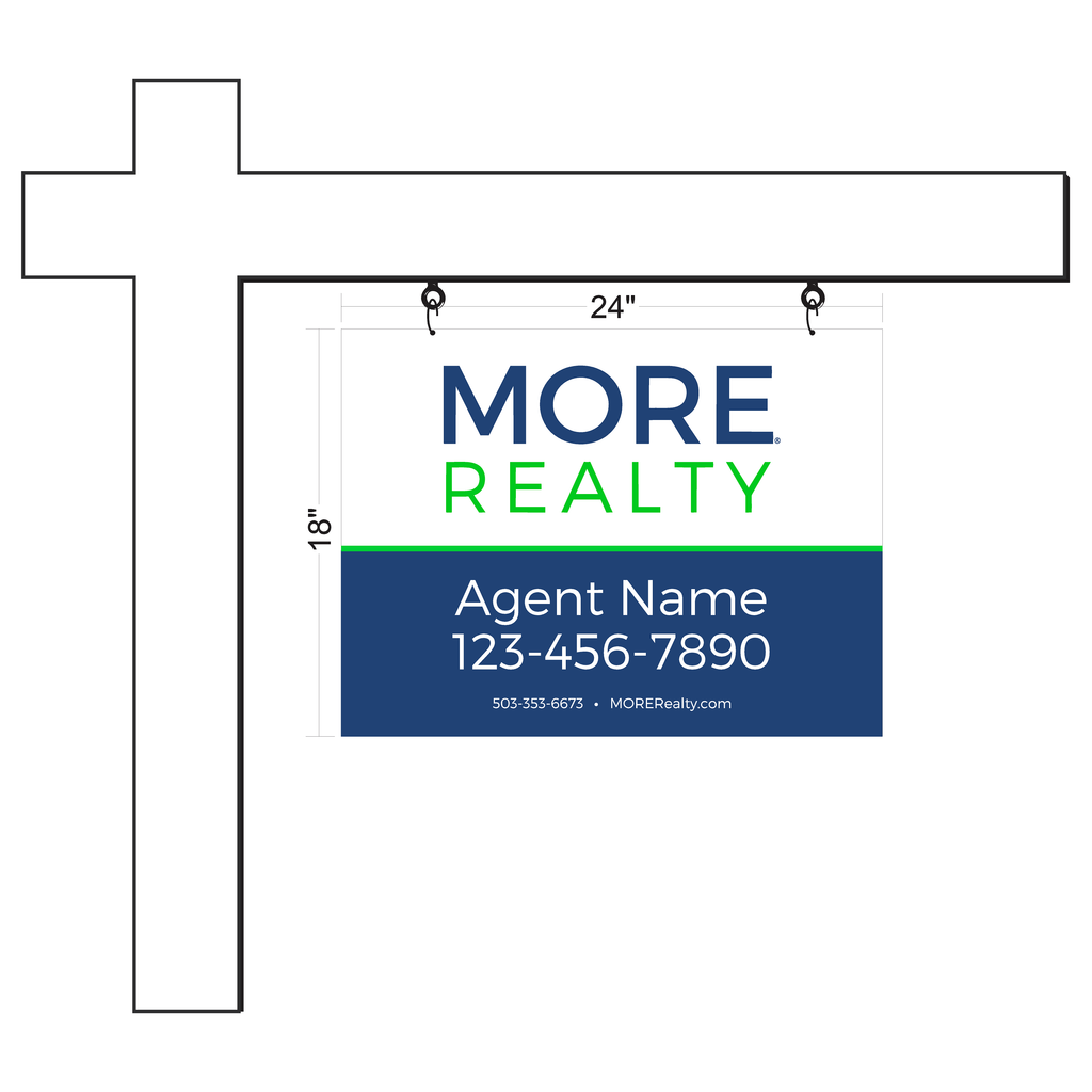 MORE Realty Listing Sign