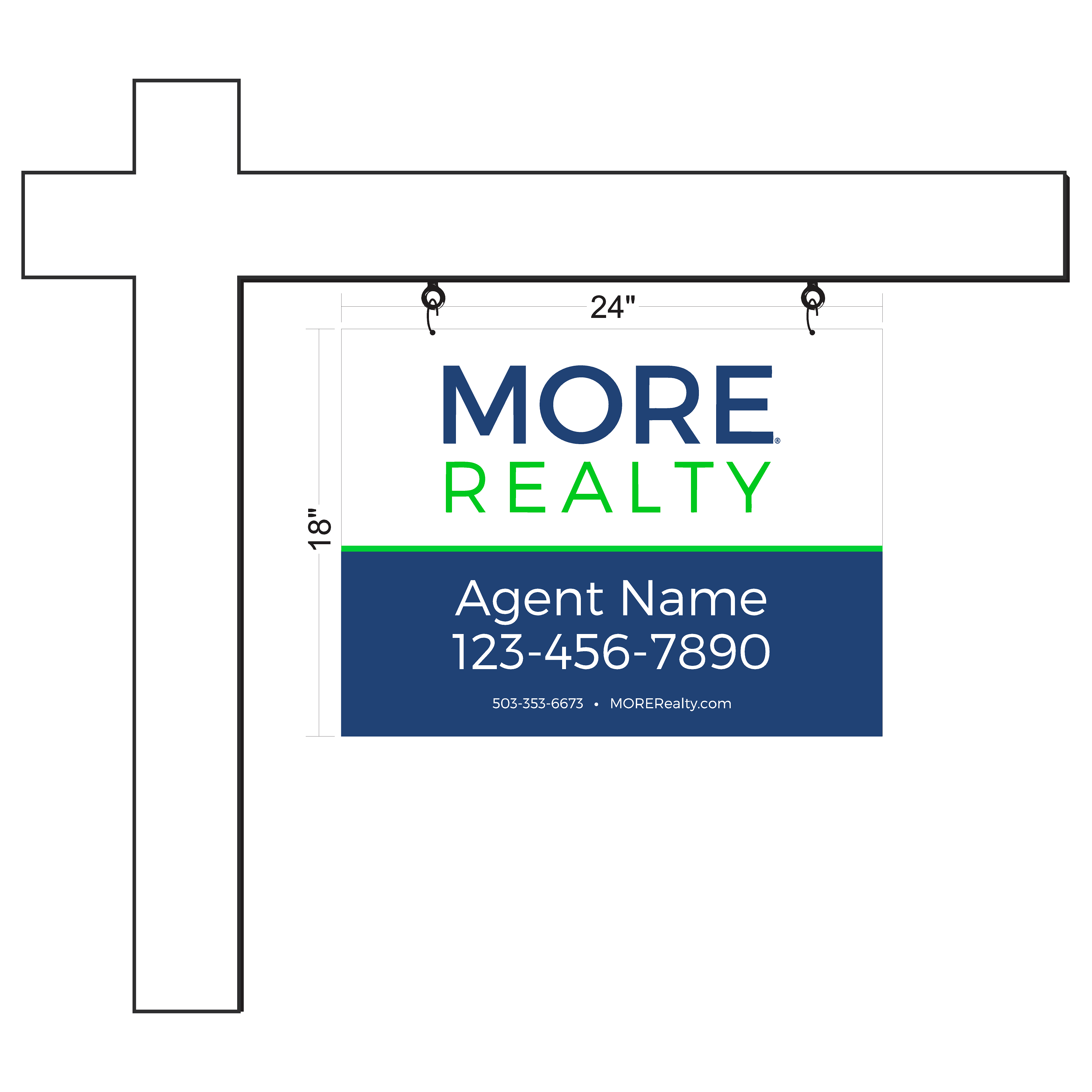 MORE Realty Listing Sign