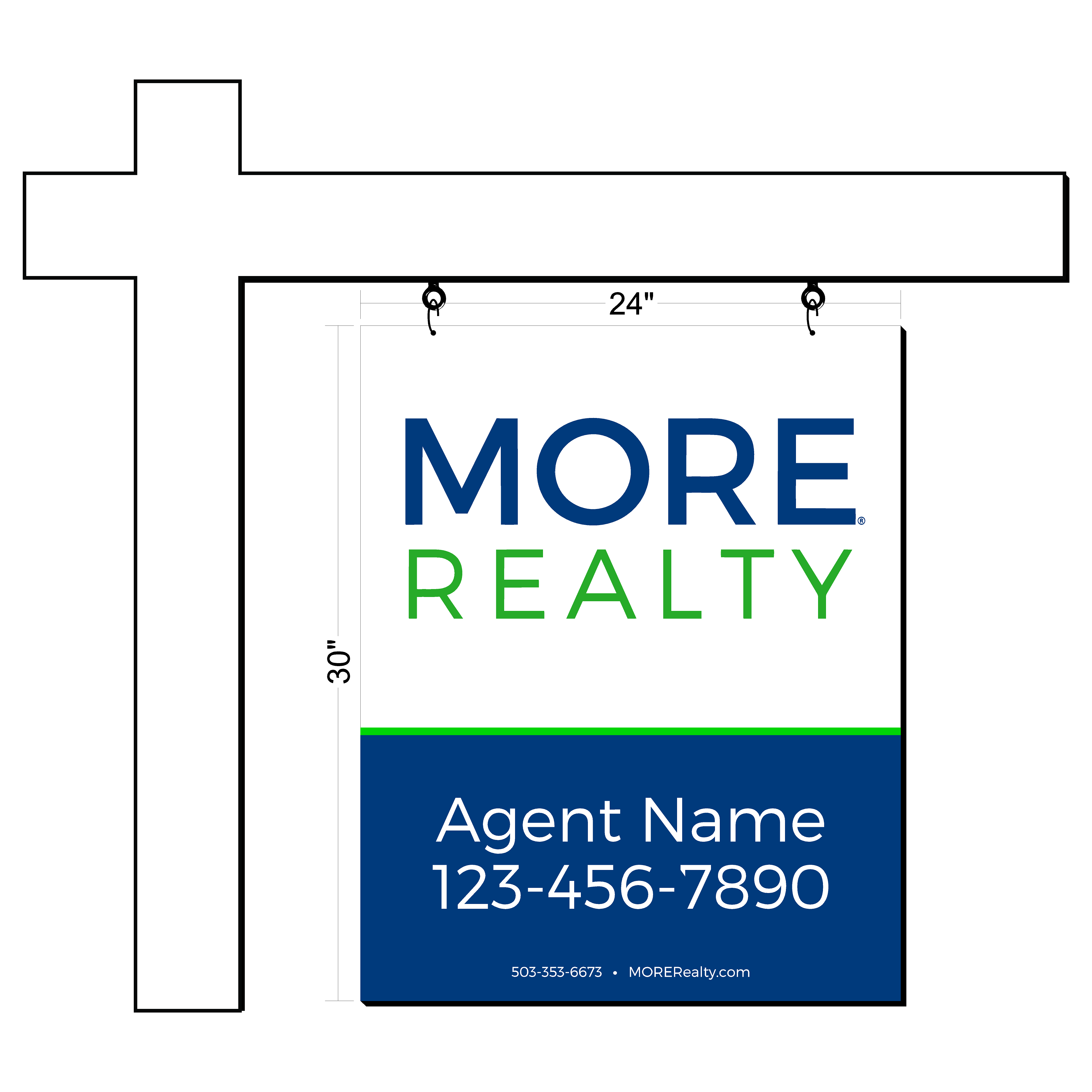 MORE Realty Listing Sign