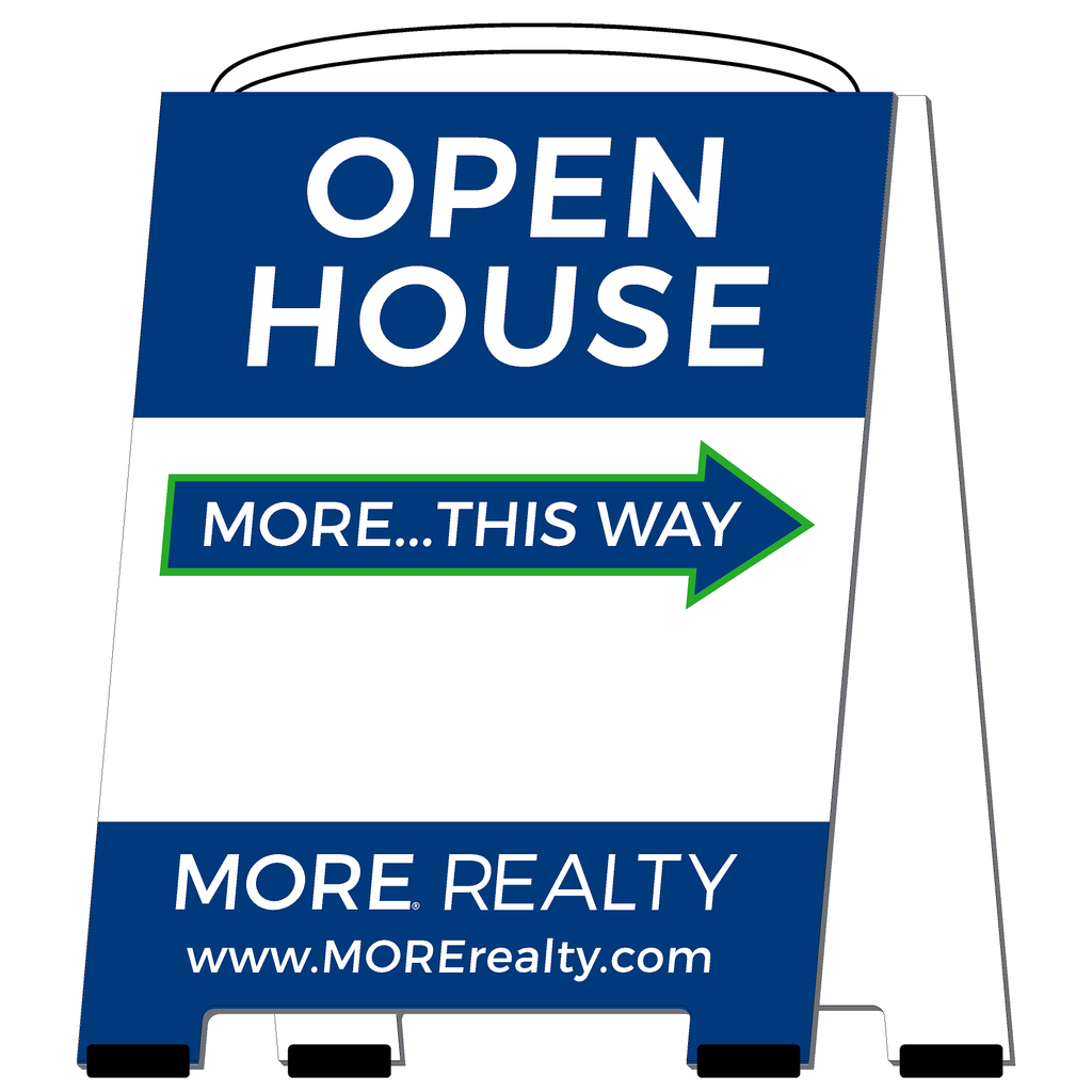 MORE Realty Generic Open House A-Frame (In-stock)