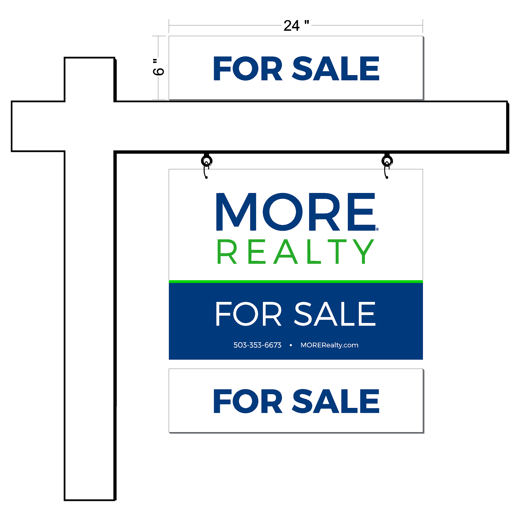 MORE Realty Status Sign Rider (IN STOCK)