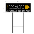 Premiere Property Group Custom Directional Sign (6 qty pack)