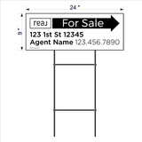 Real Brokerage Directional Signs (6 pack)