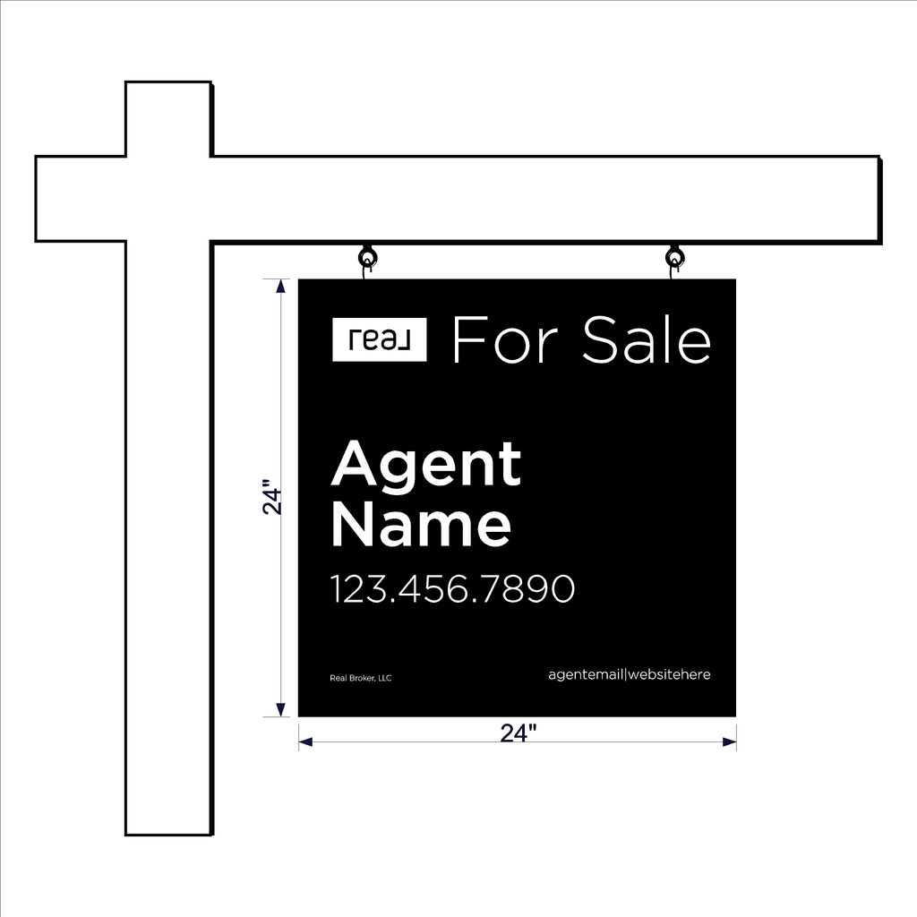Real Broker Listing Sign