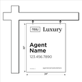 Real Broker Luxury Listing Sign