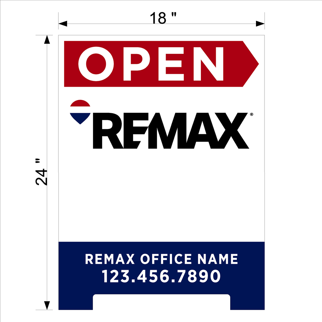 Remax A-Frame Sign (Open House)
