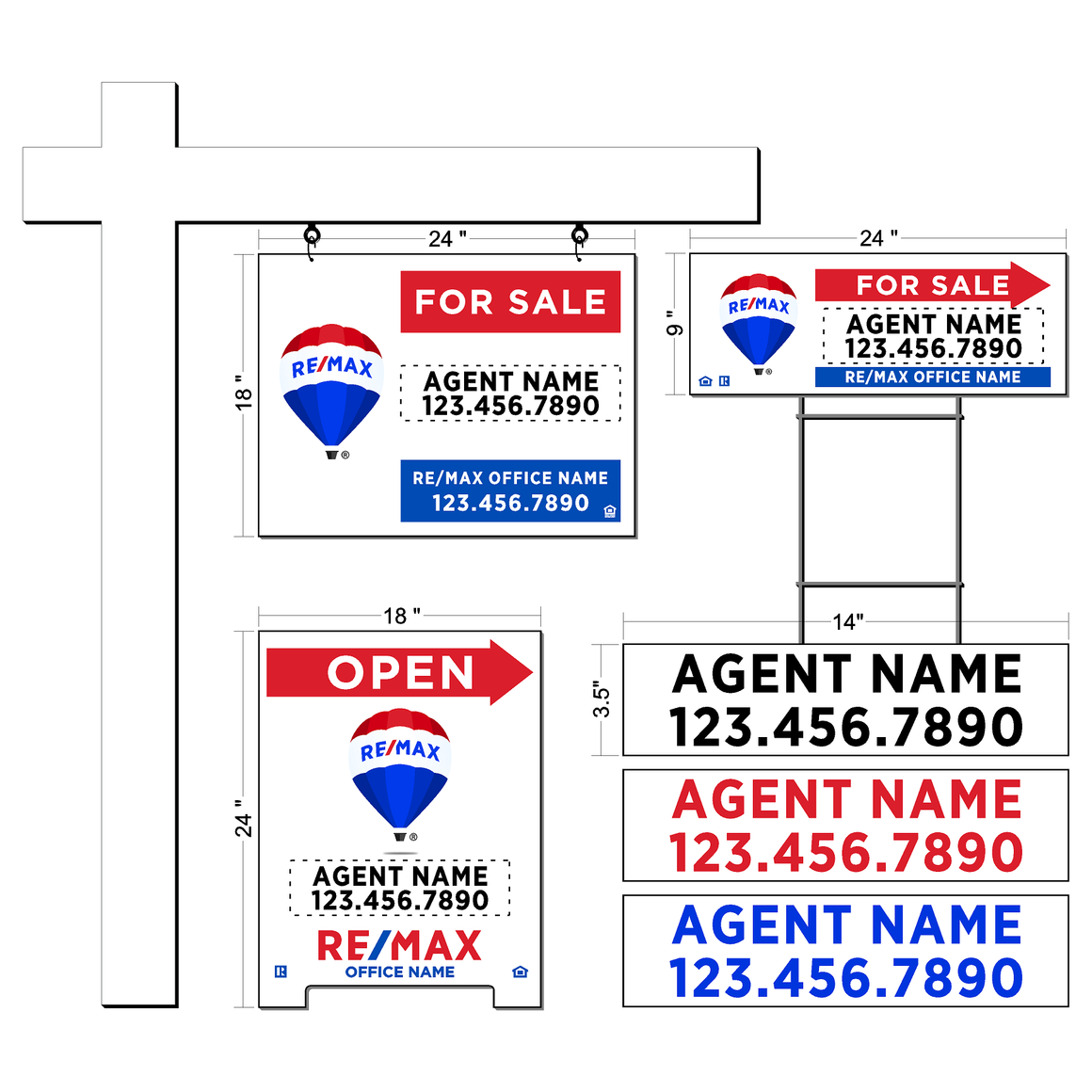 Remax Real Estate Signs – Buz White Sign & Design
