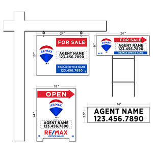 Remax Agent Name Stickers
