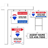 Remax Agent Name Stickers