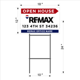 Remax Directional Signs w/ Stakes (6 qty Value Pack)