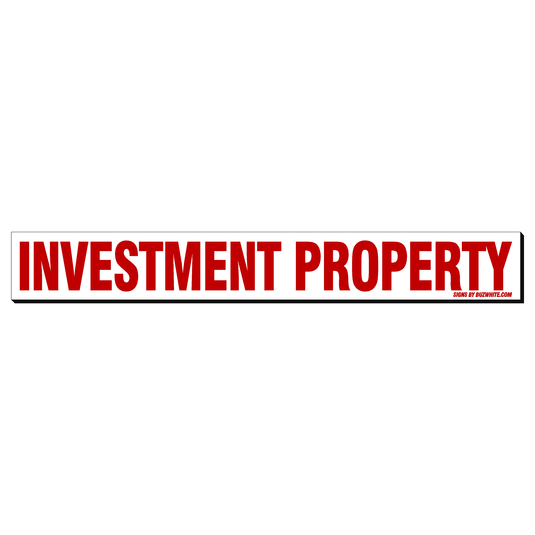 Real Estate Stickers RED (IN STOCK-TOP SELLER!)