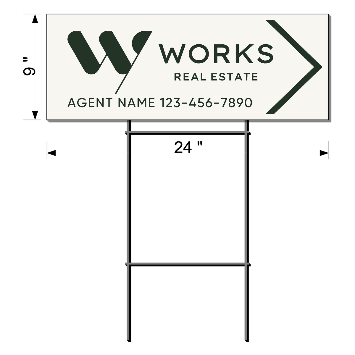Works Real Estate Directional Signs