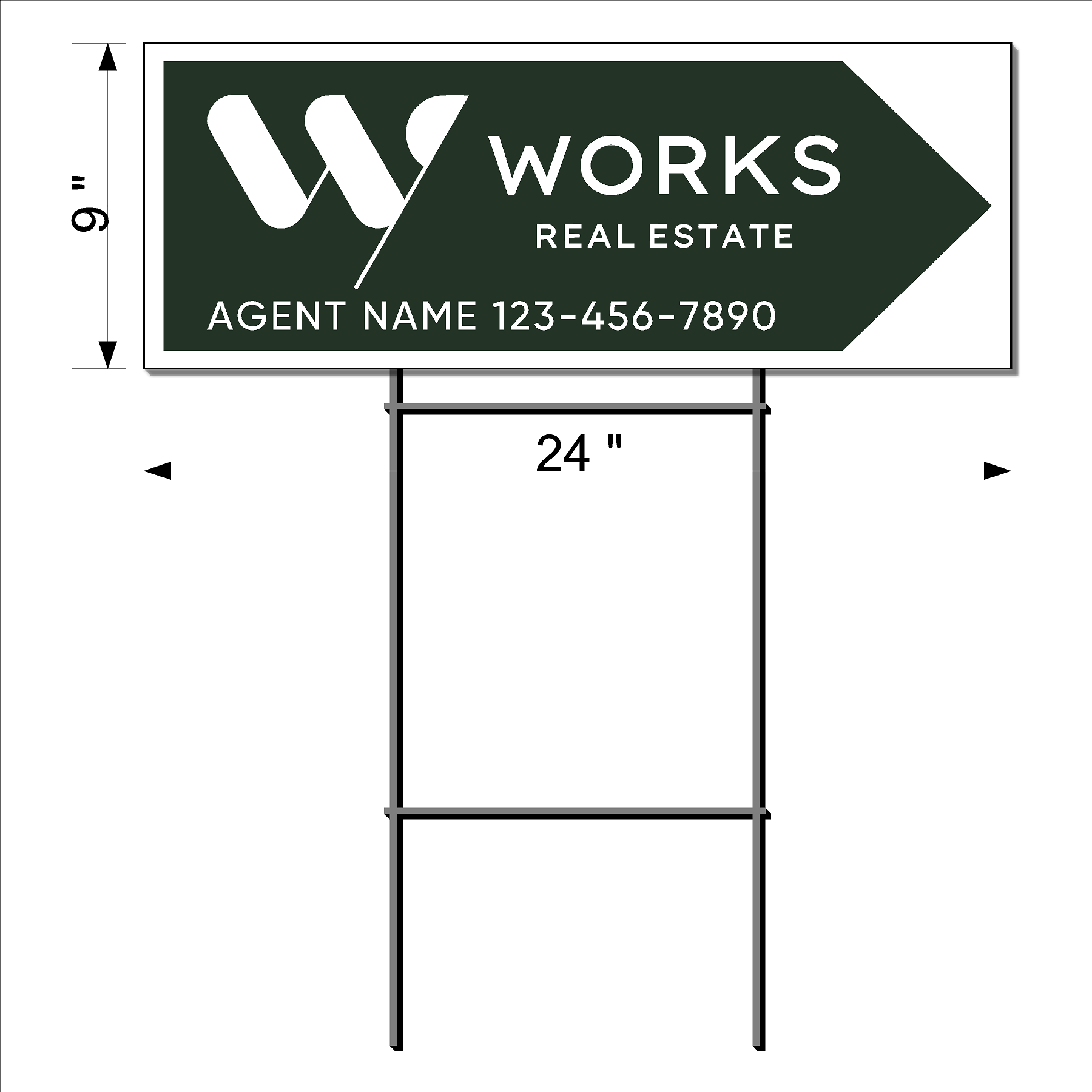 Works Real Estate Directional Signs