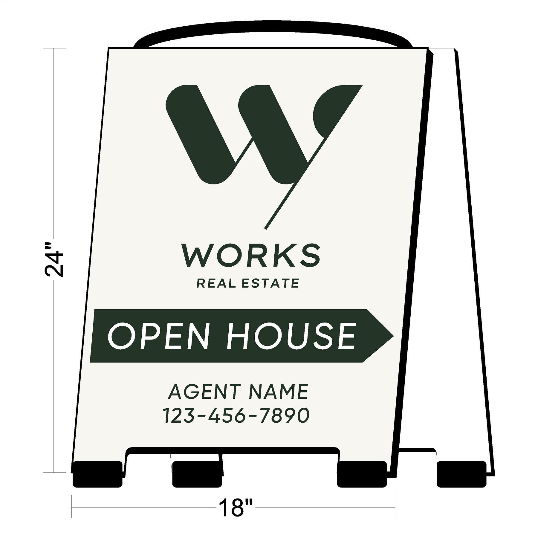 Works Real Estate Open House Signs