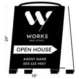 Works Real Estate A-Frame Signs
