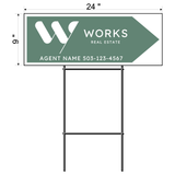 Works Real Estate Directional Signs