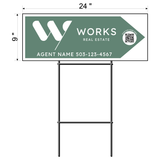 Works Real Estate Directional Signs