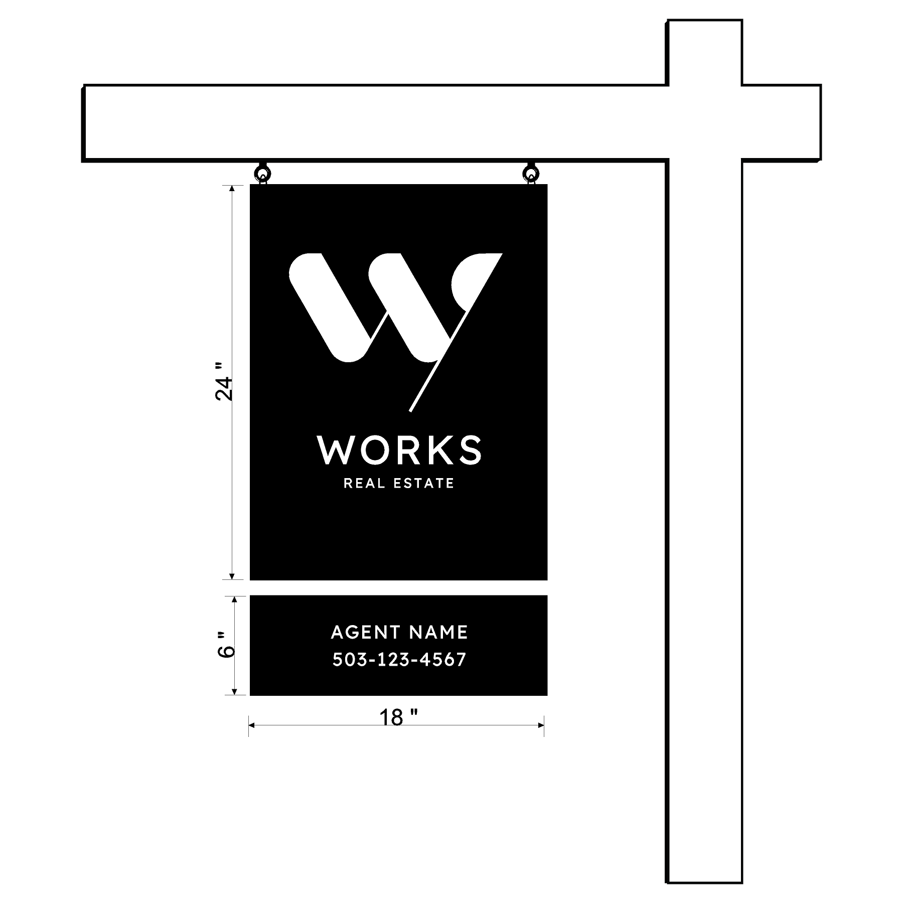 Works Real Estate Listing Sign
