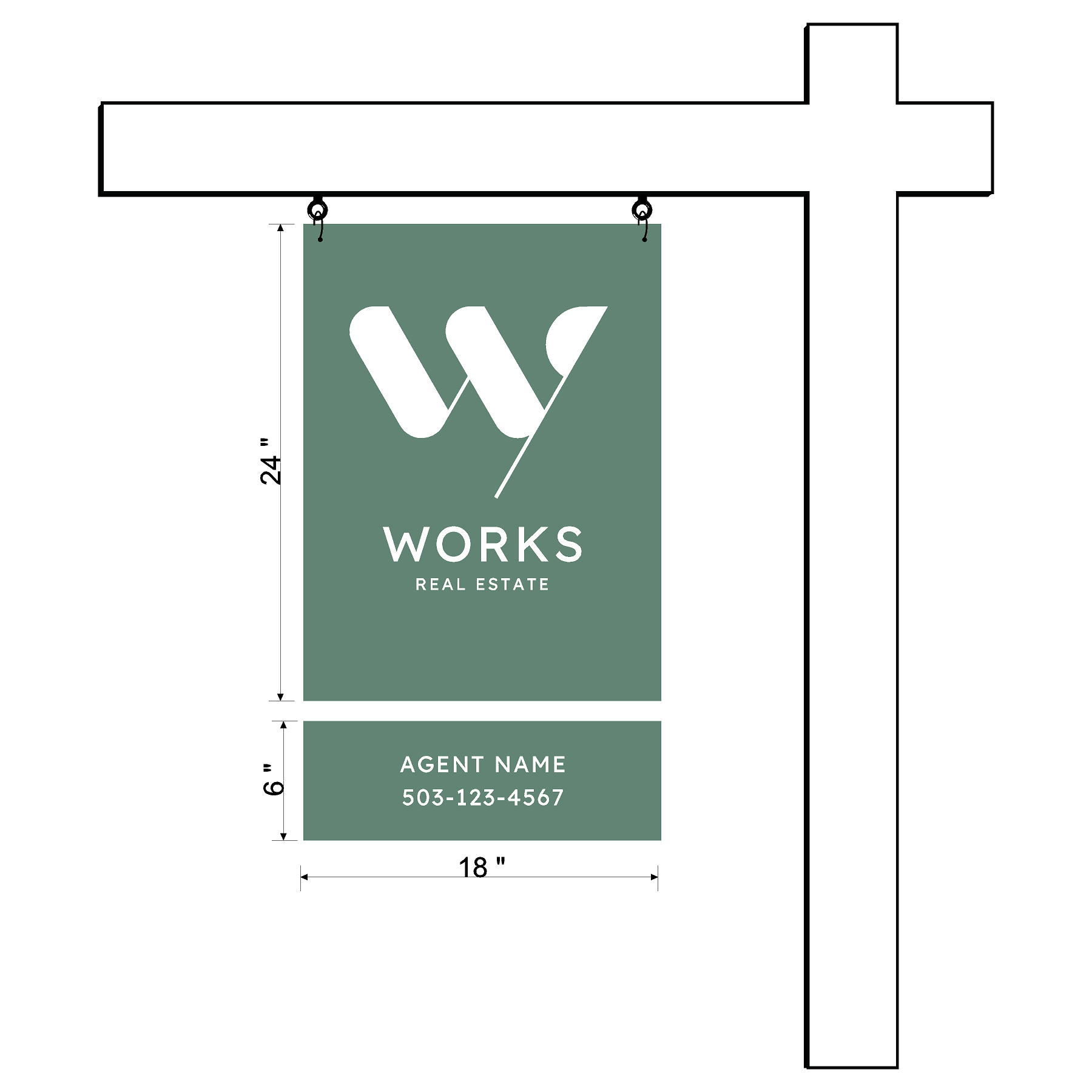 Works Real Estate Listing Sign