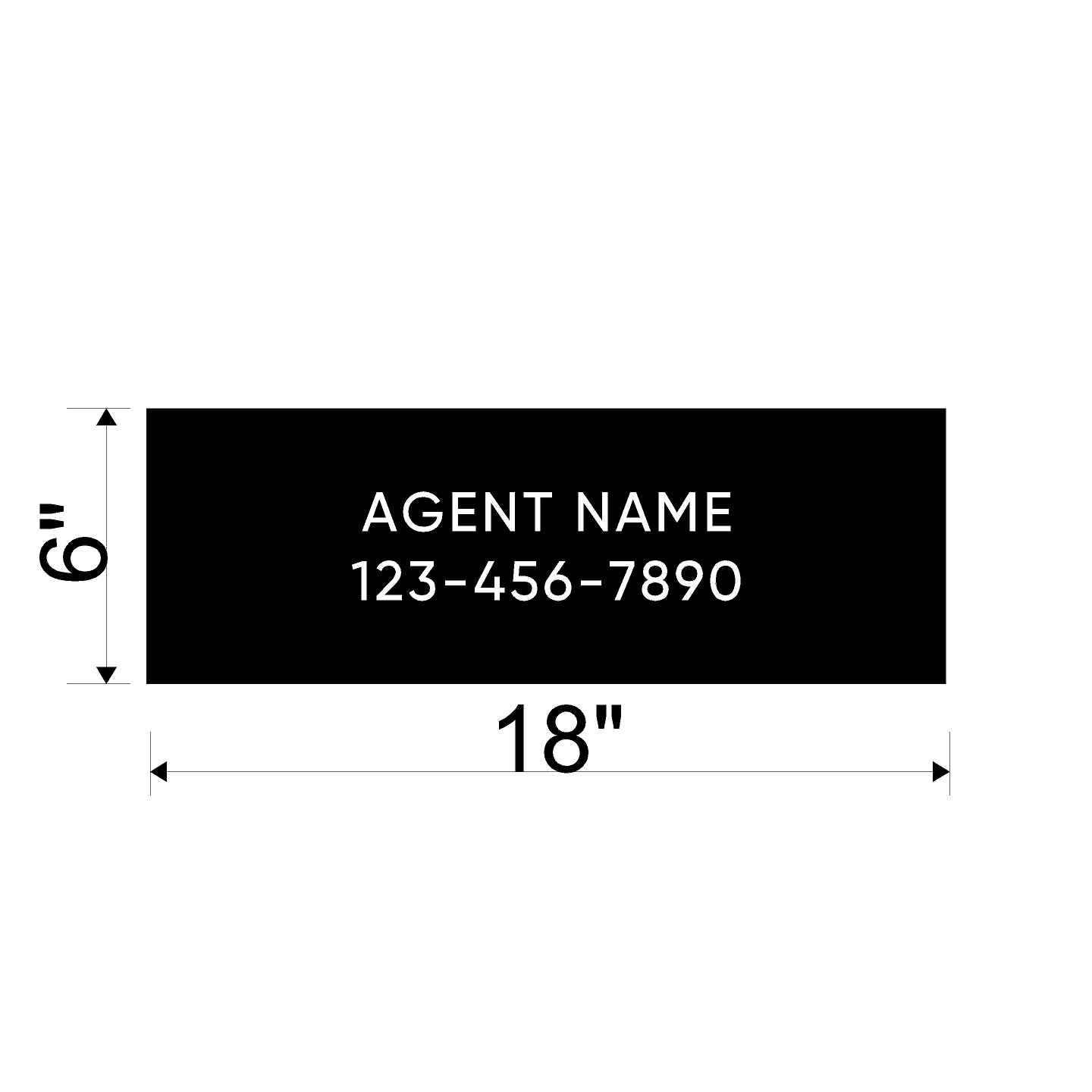 Works Real Estate Listing Sign Rider