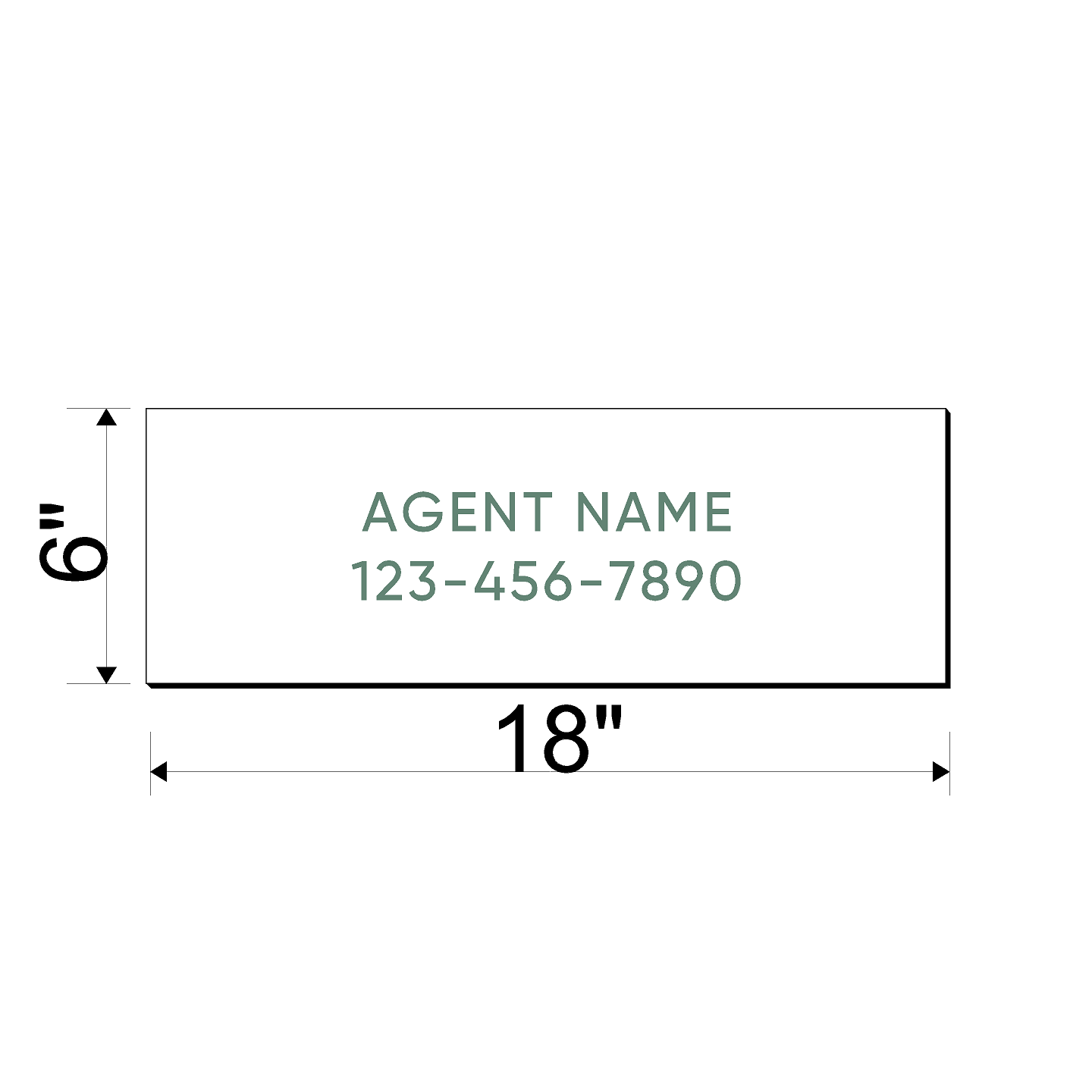 Works Real Estate Listing Sign Rider