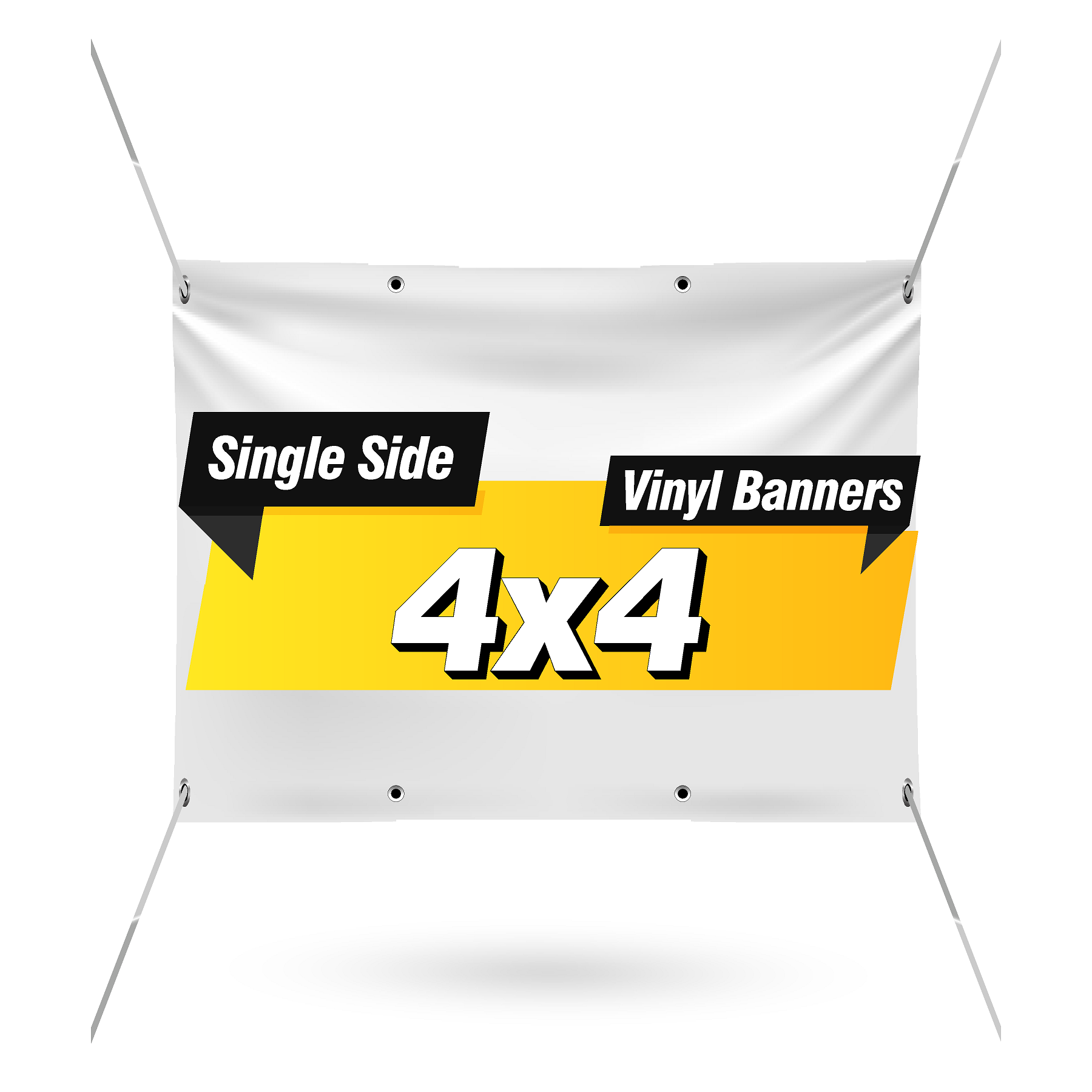 Buz White Custom Banners